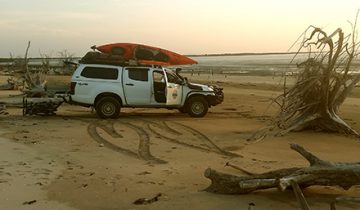 Dmax on Northern Territory beach