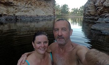 Selfie in Ormiston Gorge