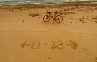 intersection between two beaches