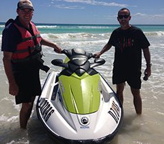 CHris and Peter with Jet ski