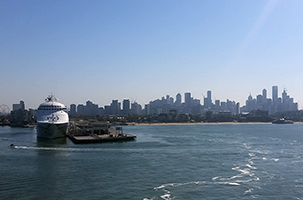 Melbourne city skyline