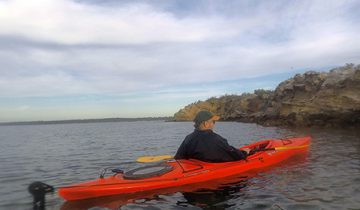 Kayaking through Pitt Water